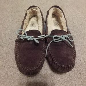 Brown UGG Dakota Moccassins