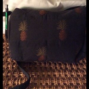 Fabric pineapple design pocketbook
