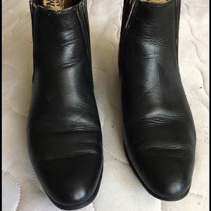 Genuine leather ankle boots