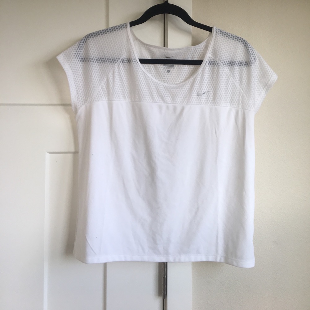 White Nike Top