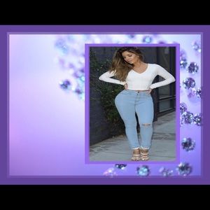 Sexy Skin Tight Blue Jeans💜💋💜NWOT