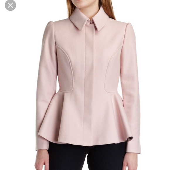 ted baker peplum coat
