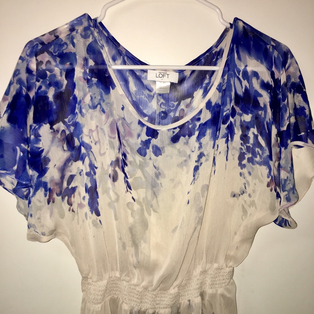 Ann Taylor Loft gorgeous sheer blouse!