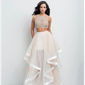 Terani Couture Two-Piece Prom Dress
