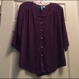 Purple 3/4 sleeve