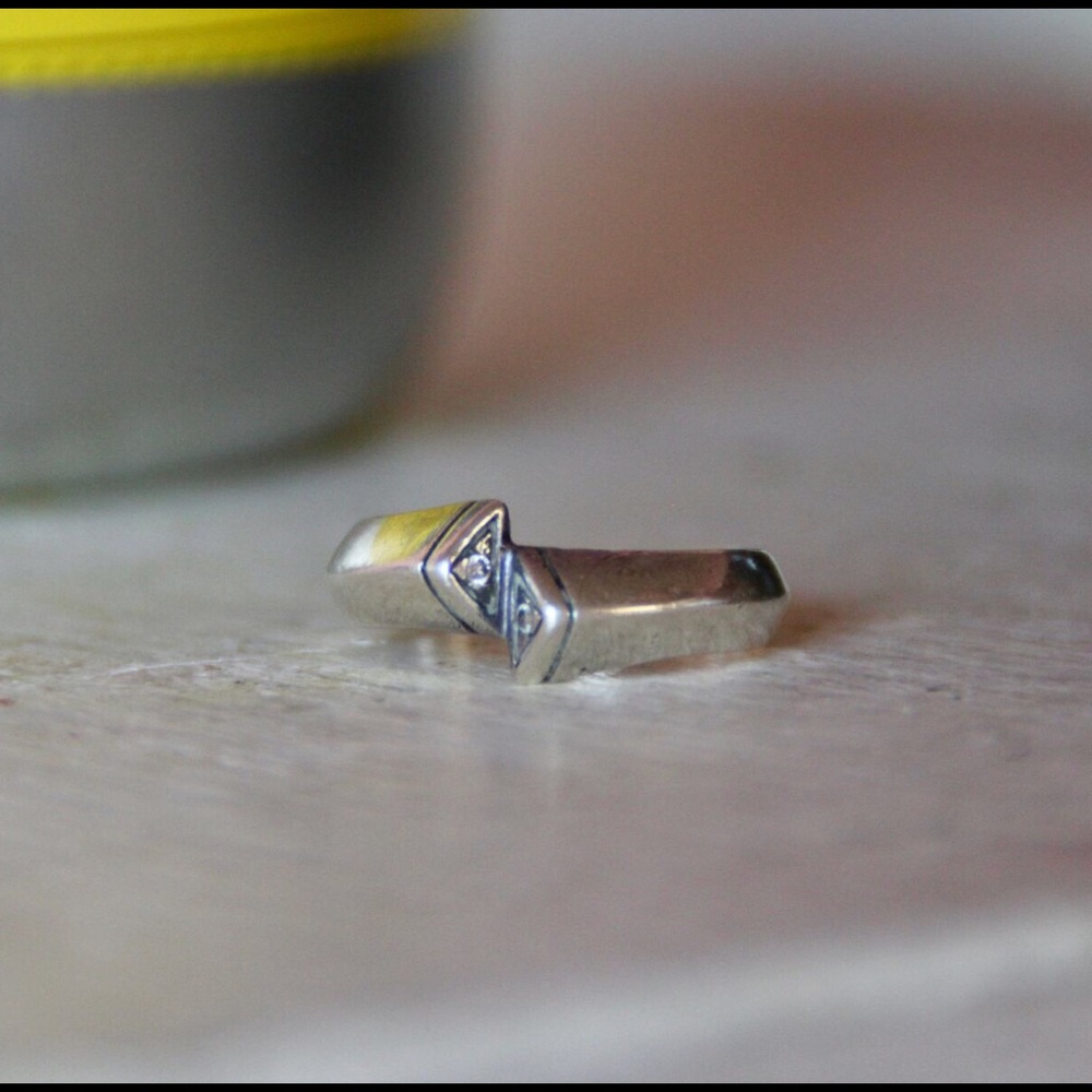 Unique Silver Ring - Picture 2 of 3