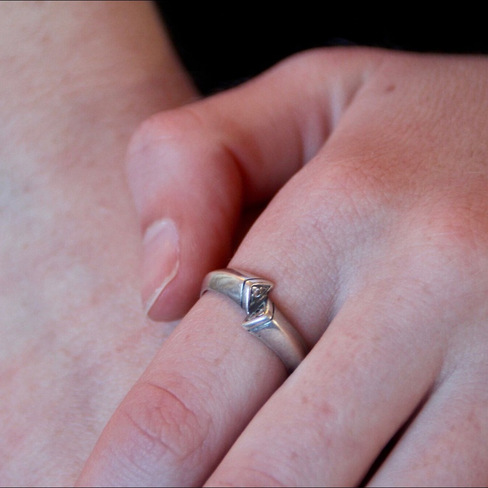 Unique Silver Ring - Picture 3 of 3