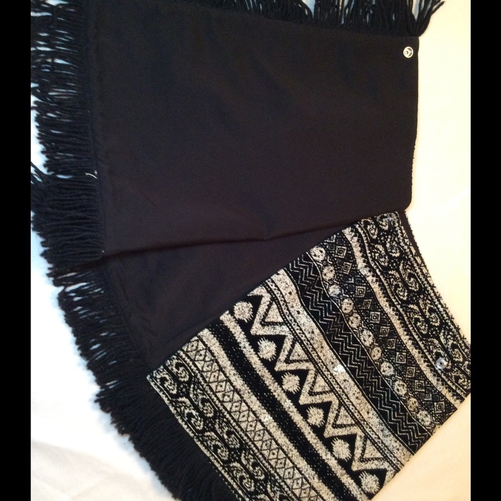 Fringed patterned Skirt - Picture 5 of 6