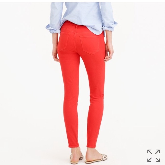 JCrew red toothpick jeans! - Picture 7 of 8