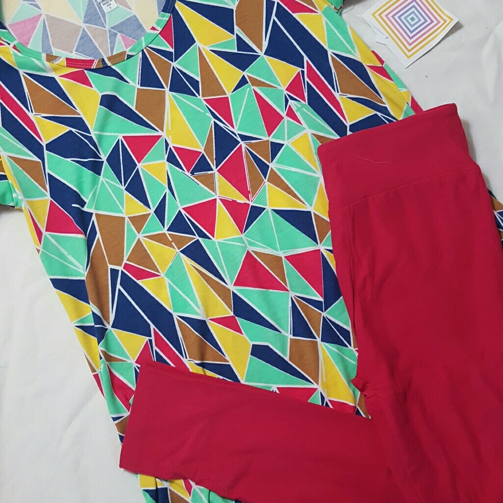 Lularoe small classic t and os leggings