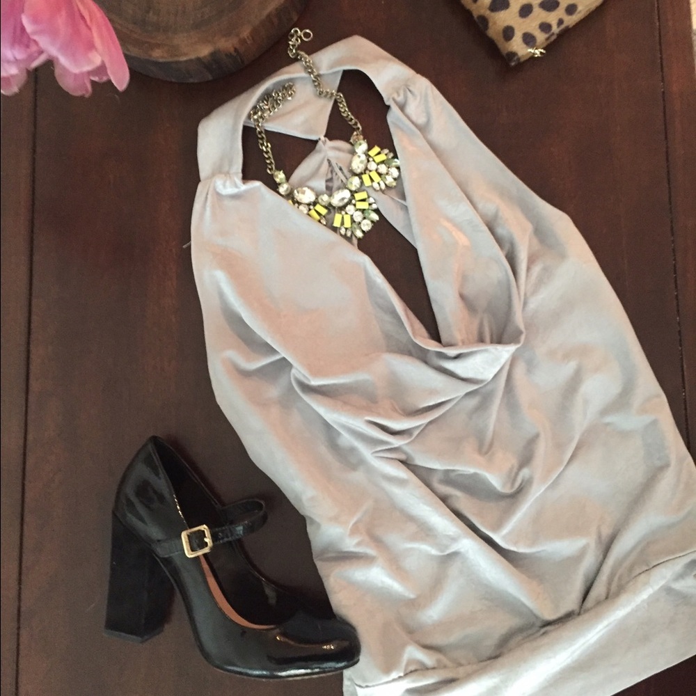 Stunning silver party shirt!