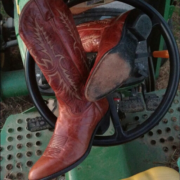 VINTAGE Tony Lama boots (mens) #69 main image 8
