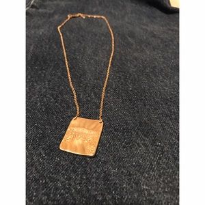 J. Crew Square Pendant Necklace
