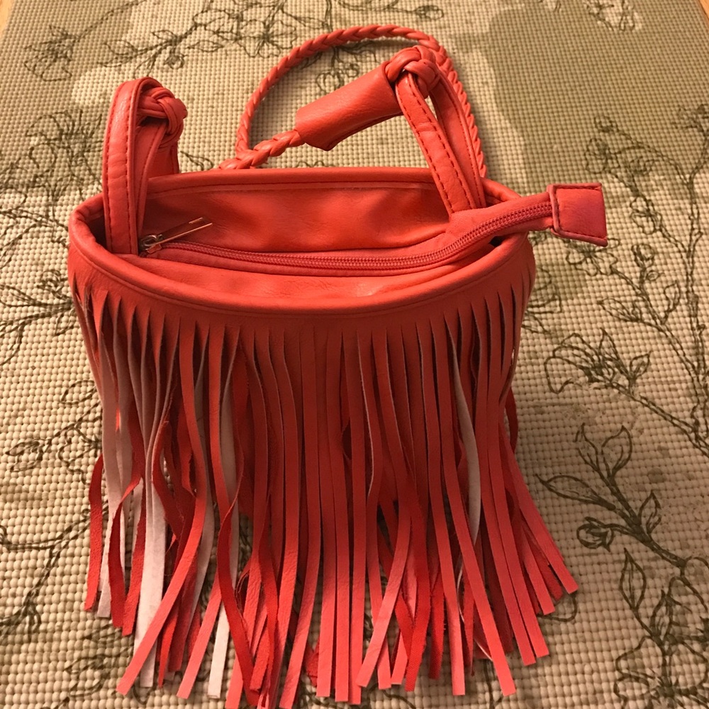 Kiss me Couture Fringe Cossbody Bag