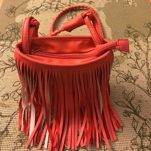 Kiss me Couture Fringe Cossbody Bag