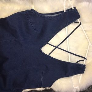 Denim stretch dress size xs