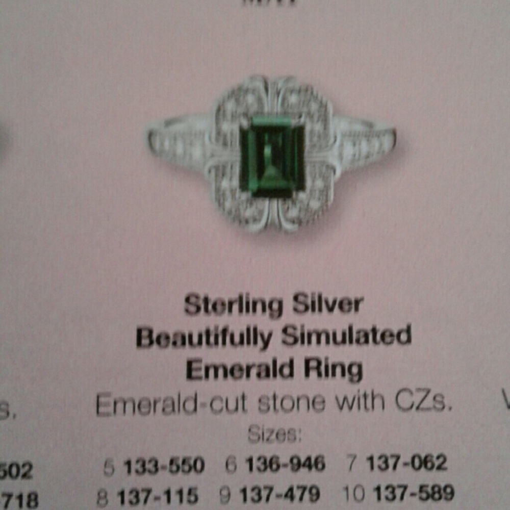 Emerald Ring May Birthstone