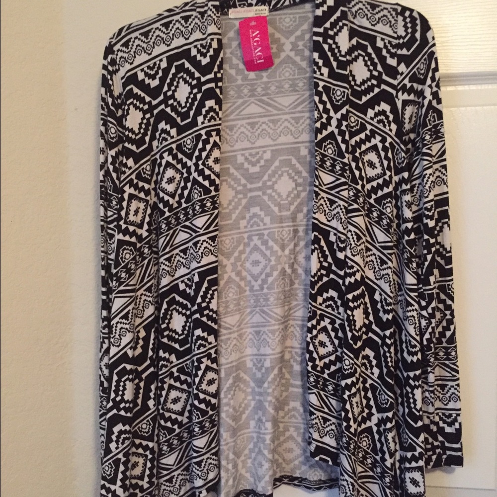 A'gaci Tribal Pattern Cardigan