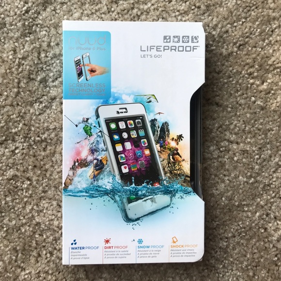 Lifeproof Nüüd iPhone 6 Plus Case White - Picture 1 of 2