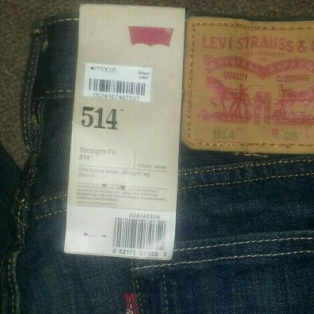 Men's Levis 514 straight size 28/32