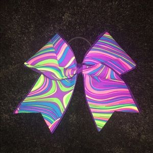 Tie Dye Cheer Bow