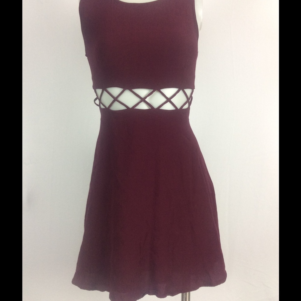 Criss cross short sun dress