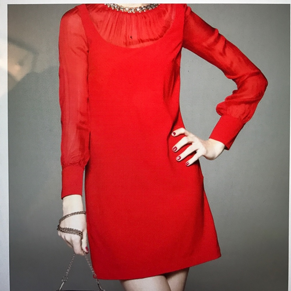 *Holiday Dress Hot Viscose Plain Beaded Mini Dress