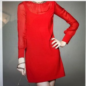 *Holiday Dress Hot Viscose Plain Beaded Mini Dress