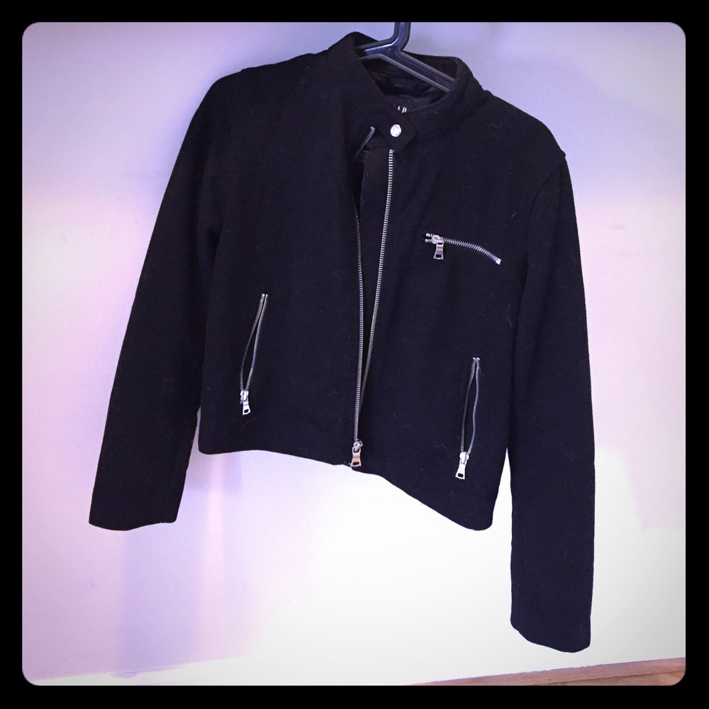 GAP wool moto jacket