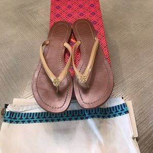 Tory Burch Terra sandals in Sand Beige