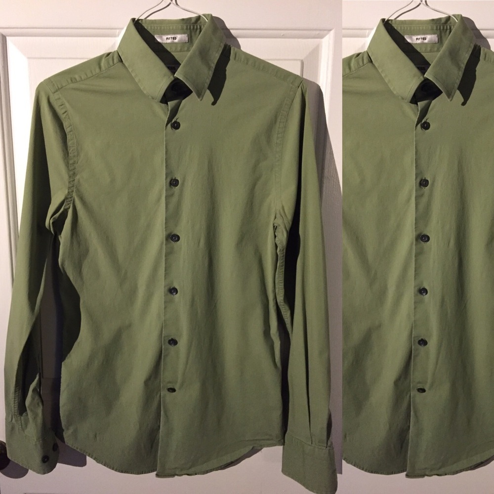 Light green Button-down Shirt