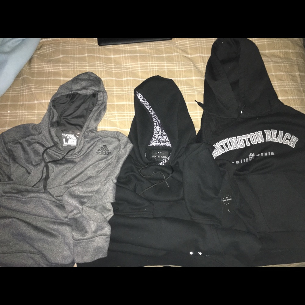 Ultimate Hoodie 3x Lot!,Adidas,North Hill, H.BEACH