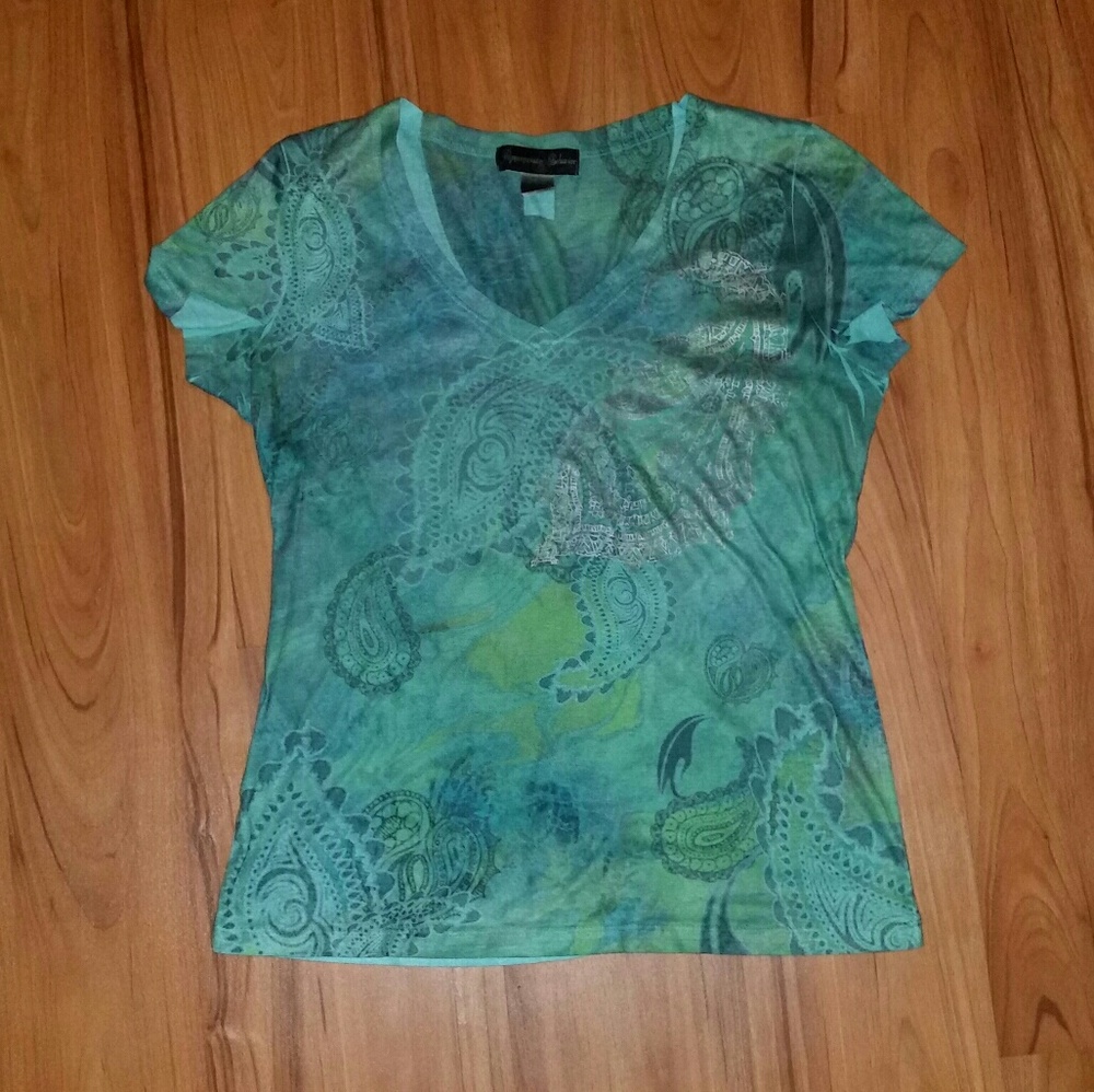 Multi colored design.