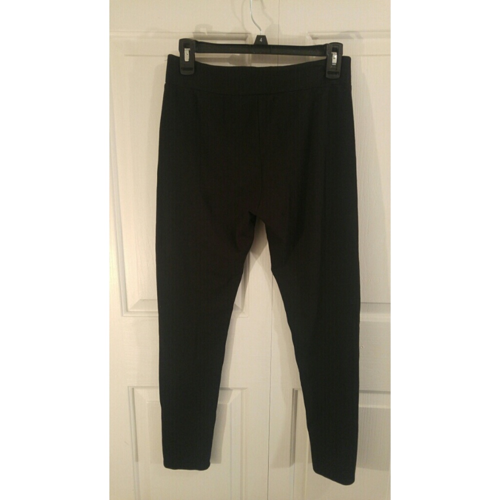 Black Leggings Nice Thick Material Size 8