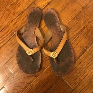 Tory Burch Thora Sandals Tan Size 8
