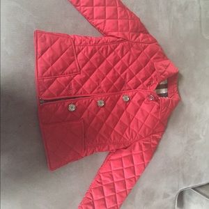 NWOT Burberry girls spring/fall jacket 4T