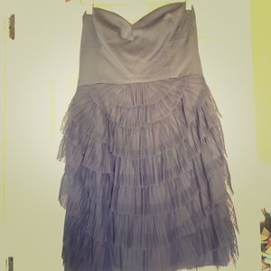 strapless bcbg dress