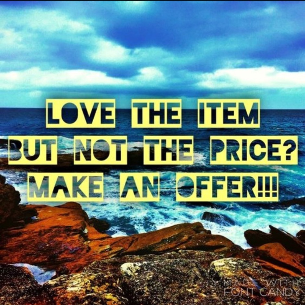 Offers are welcome!