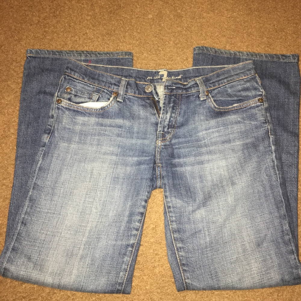 7 For all Manking Jeans Bootcut Size28 Like NEW!!!