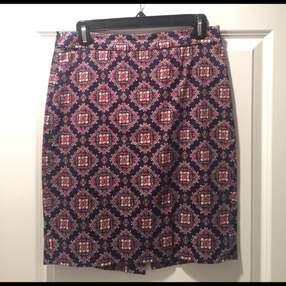 J. Crew - Vibrant Pencil Skirt