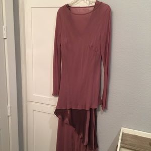 Dark mauve dress