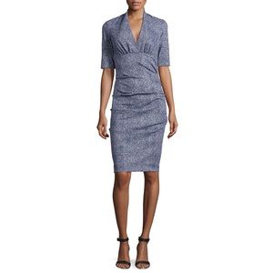 Nicole Miller "Joss" Mesh Ponte Dress (NWT)