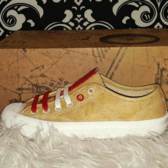 New Leather BUSSOLA 5 Beige Casual Sneaker Shoes - Picture 5 of 8