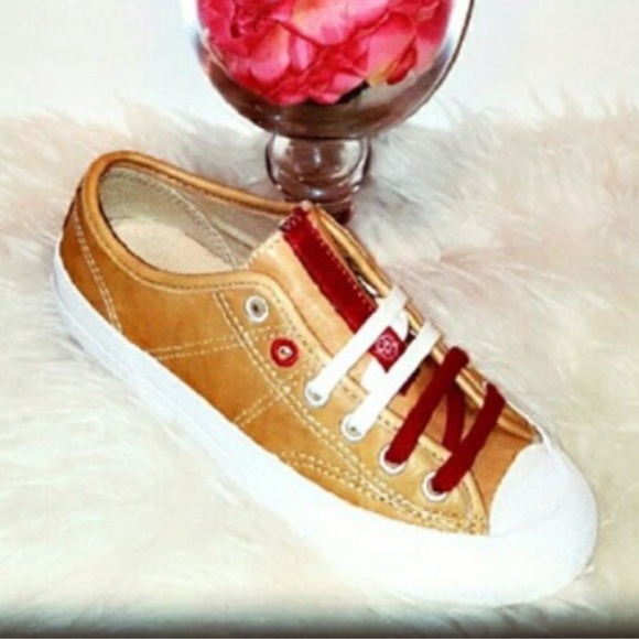 New Leather BUSSOLA 5 Beige Casual Sneaker Shoes - Picture 4 of 8