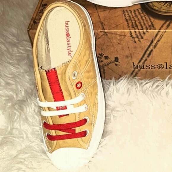 New Leather BUSSOLA 5 Beige Casual Sneaker Shoes - Picture 8 of 8