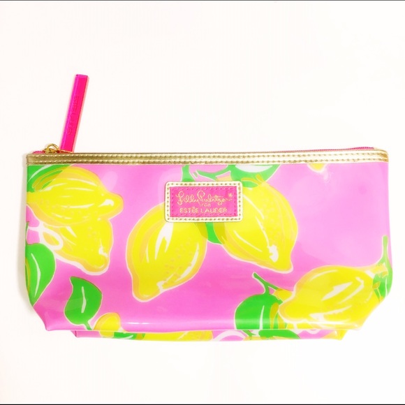 Lilly Pulitzer Handbags - Lilly Pulitzer lemon print makeup bag