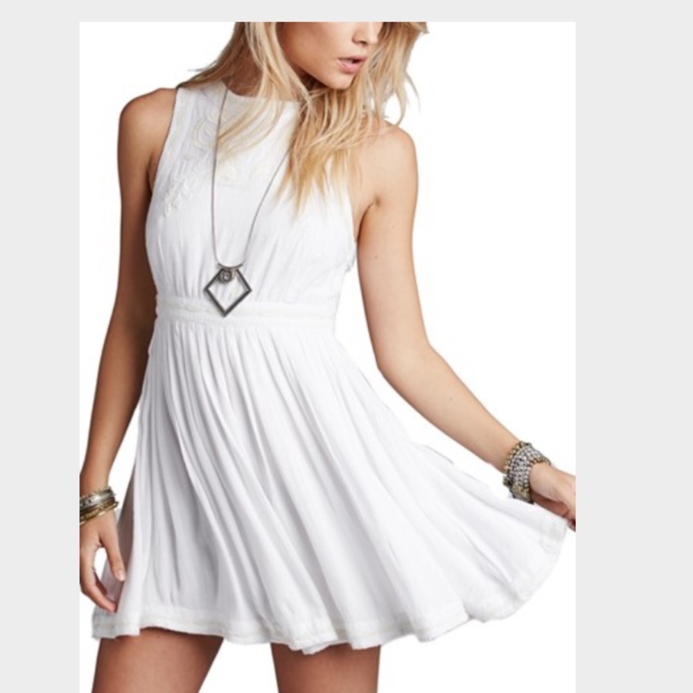 Free People Birds of a Feather White Dress