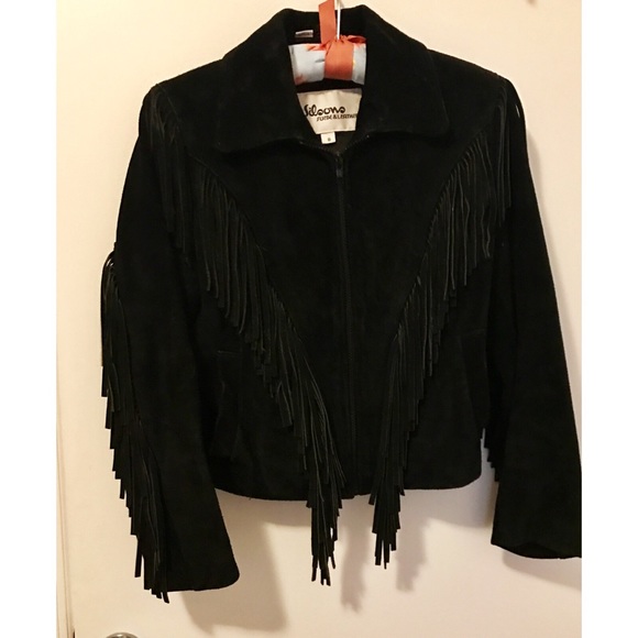 wilson leather fringe jacket