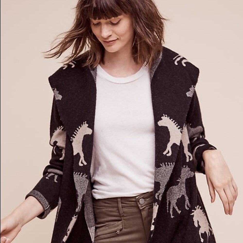 Anthropologie Dressage SweaterCoat