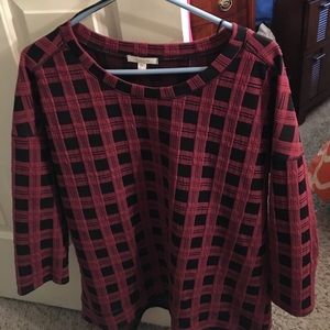 Plaid top